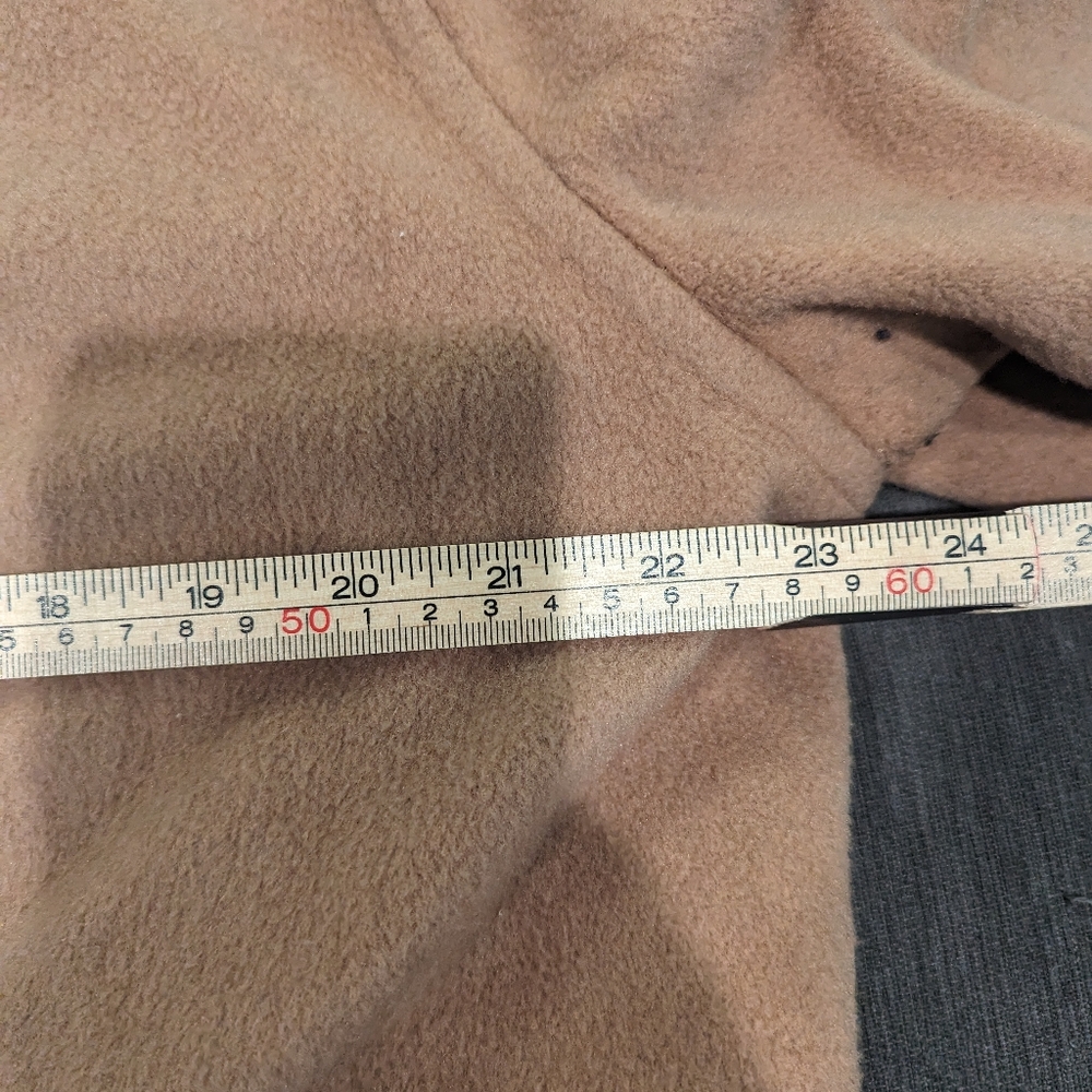 L.L. Bean Cream Pea Coat Classic Design - Picture 5 of 8